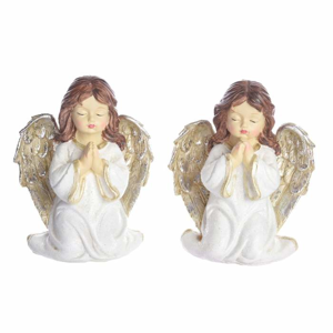 Anděl klečící modlící se polyresinový 15,5cm mix tvarů A