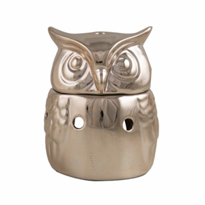 Aromalampa Owl keramika měděná 15cm