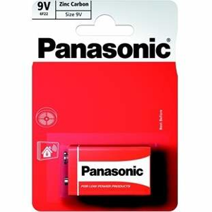 Baterie Panasonic 9V Red Zinc-blistr