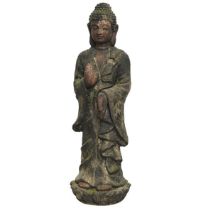 Buddha stojící polymagnesium hnědý 60cm