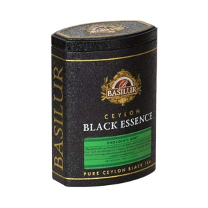 Čaj BASILUR Black Essence Chocolate Mint dóza 100g