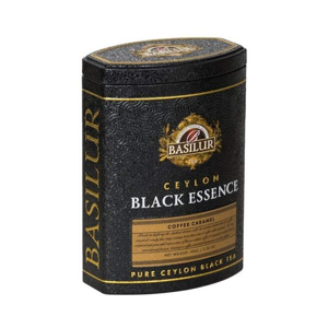 Čaj BASILUR Black Essence Coffee Caramel dóza 100g