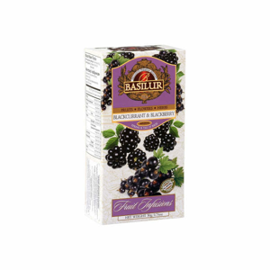 Čaj Basilur Fruit Blackcurrant & Blackberry 25x2g