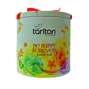 Čaj TARLTON Black Ribbon Be Happy Forever v plechové dóze 100g