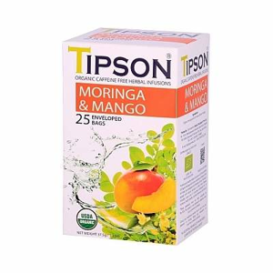 Čaj TIPSON BIO Health Teas Moringa Mango 25x1,5g