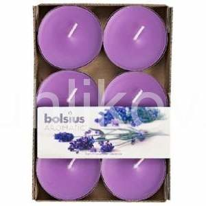 Čajová svíčka Maxi vonná BOLSIUS 6ks French Lavender