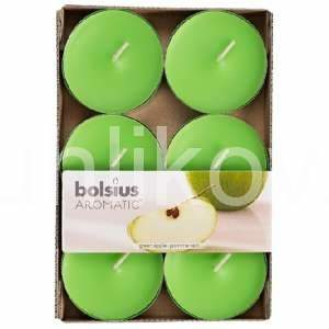 Čajová svíčka Maxi vonná BOLSIUS 6ks Green Apple