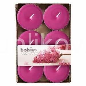 Čajová svíčka Maxi vonná BOLSIUS 6ks Lilac Blossom