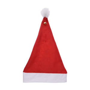 Čepice vánoční filcová bílo-červená 40cm