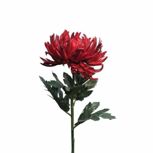 Chryzantéma IBA řezaná umělá 1květ červená 63cm