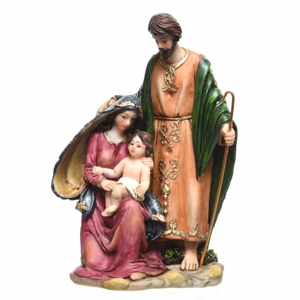 Figurka polyresinová Svatá rodina 14,5cm