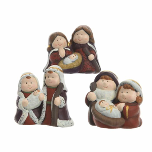 Figurka Svatá rodina z terakoty 6,5cm mix tvarů A