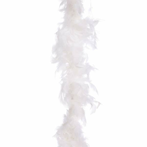 Girlanda Boa peří bílá 180cm