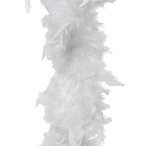 Girlanda Boa z peří bílé 150cm