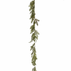 Girlanda listy umělá zelená 180cm
