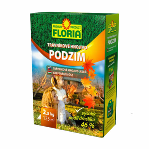 Hnojivo trávníkové podzimní FLORIA 2,5 kg