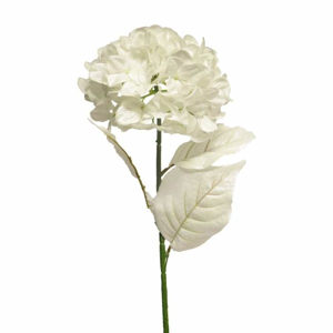 Hortenzie ROMY řezaná umělá bílá perleť 83cm
