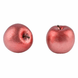 Jablko umělé růžová 5cm