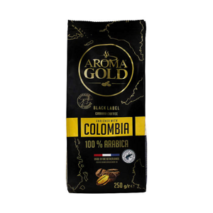 Káva AROMA GOLD Black Label Colombia mletá 250g