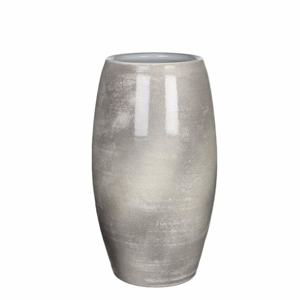 Keramická váza LESTER 30cm šedá