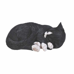 Kočka spící polyresin mix