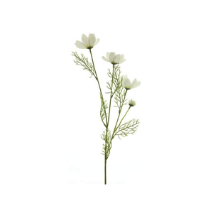 Krásenka CHANEL řezaná umělá 4 květy krémová 61cm