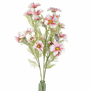Krásenka SUNFLOR řezaná umělá 88cm bílo-růžová