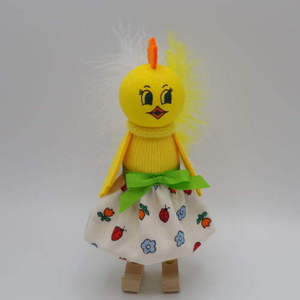 Velikonoční kuře v sukni 20cm