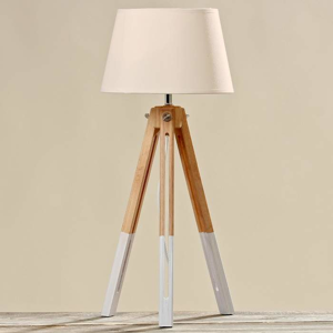 Lampa stolní dřevěná LELDE 54cm