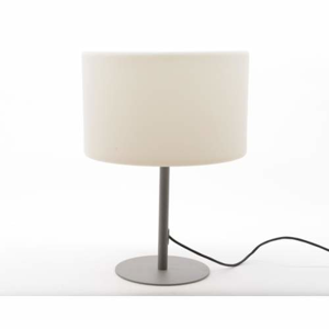 Lampa stolní oválné stínidlo kov/plast 53cm