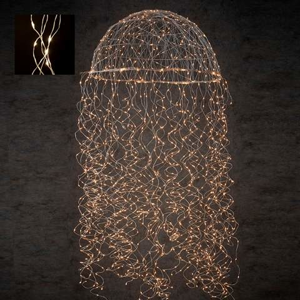 Lustr medúza svítící 720LED teplá bílá 150cm