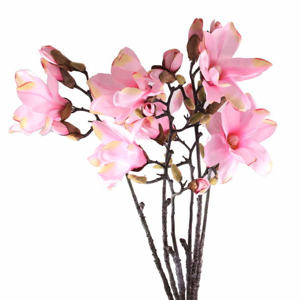 Magnolie DEVIN umělá růžová 95cm