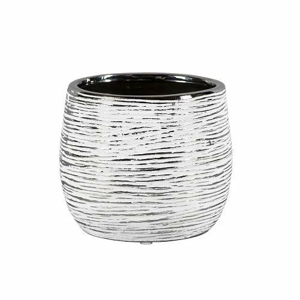 Obal ASPEN keramika bílo-stříbrná 15,5cm