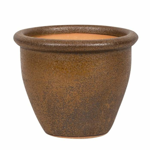 Obal BARCA 21D keramika glazovaný hnědý 33,5cm