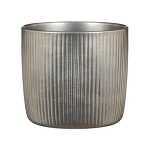 Obal BRILLIANT SILVER 909/13 keramický vroubkatý stříbrný 13cm