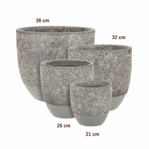 Obal kulatý GALAXY keramika krémová 21cm