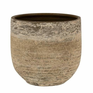 Obal kulatý SERENA 1-01O keramika okrová 14cm