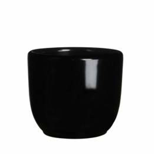 Obal kulatý TUSCA keramika černá 7,5cm