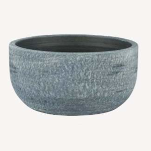 Obal nízký TONDELA keramika šedá 19x9cm