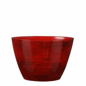 Obal ovál LESTER keramika červená 23cm