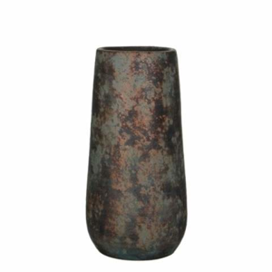 Obal/váza kulatý CLEMENTE antik keramika měděná 55cm