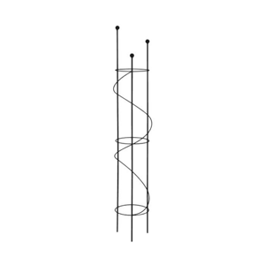 Opora/obelisk LOIRA kulatá kovová černá 160cm