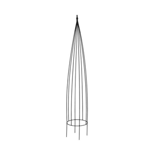 Opora/obelisk MANA kulatá kovová černá 170cm
