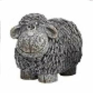 Ovce keramika šedá 22cm
