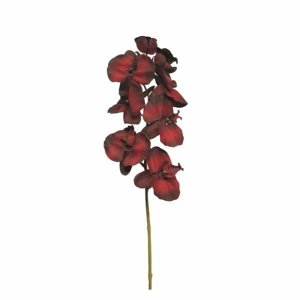 Phalaenopsis řezaný umělý vínový 74cm