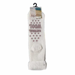 Ponožky dětské bílé vel.31-34 vlna