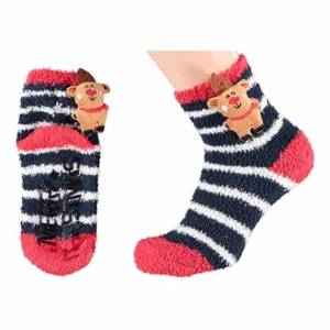 Ponožky dětské sob 3D vel.25-30 modrá