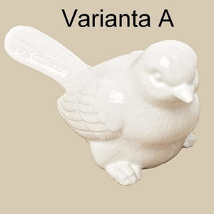 Pták porcelánový 9,5cm mix tvarů A
