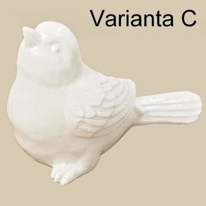 Pták porcelánový 9,5cm mix tvarů C