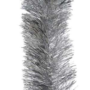 Řetěz vánoční 10cm×2,7m stříbrný